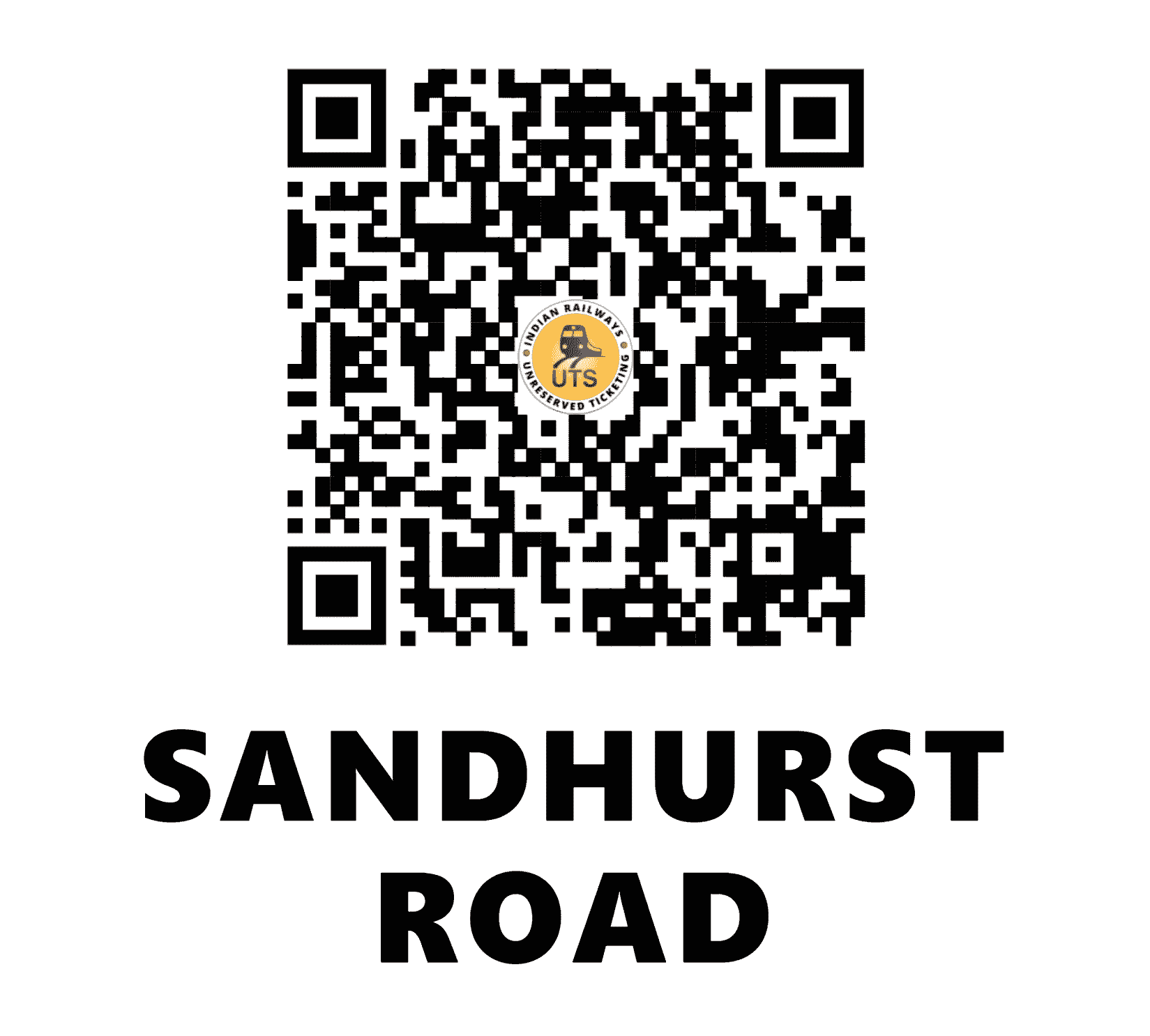 UTS QR Code for Sandhurst Road - SNRD